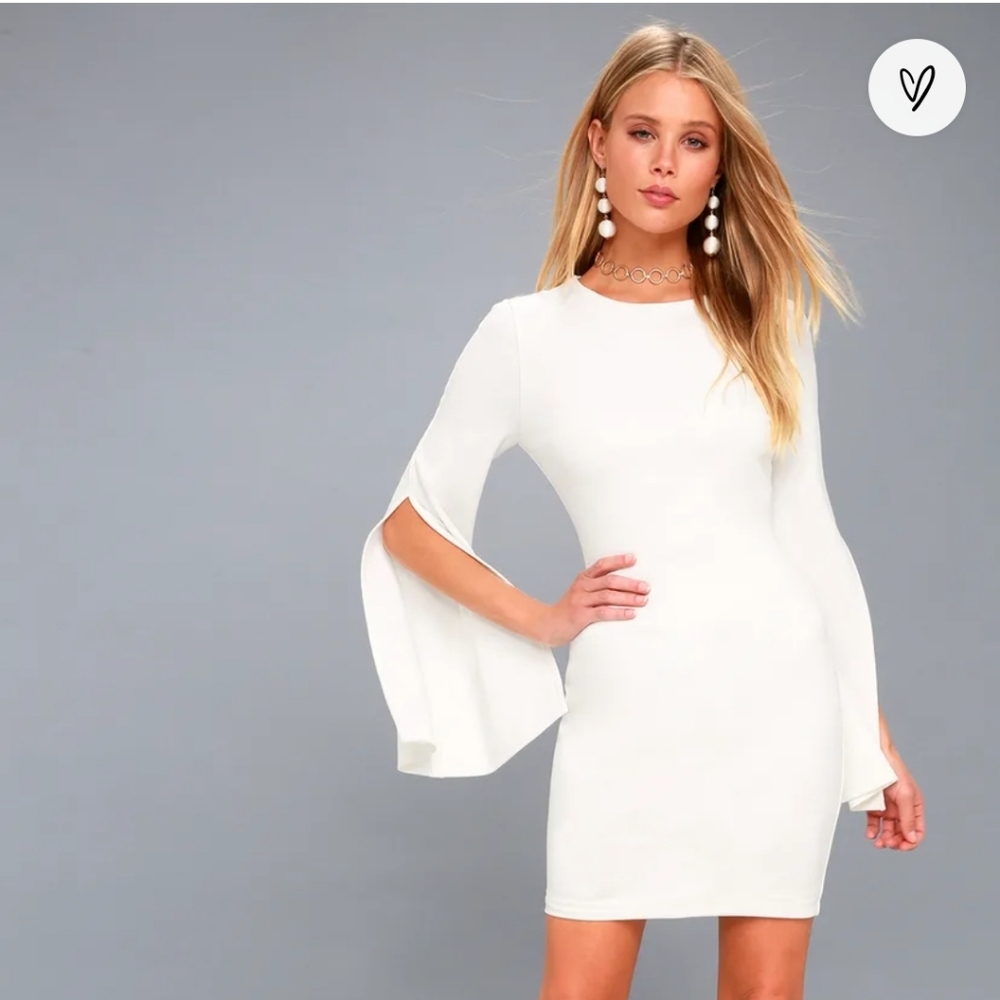 COPY - Lulus flared bell sleeve dress